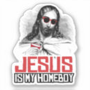 Recherche de religion drôle autocollants Jésus