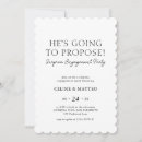 Recherche de surprise fiançailles invitations Élégant