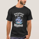 Recherche de hippopotame mignon tshirts Amoureux