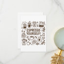 Recherche de caféine vœux cartes Espresso