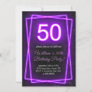 Recherche de neon lights invitations Noir