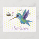 Recherche de de colibri cartes postales Illustration