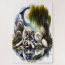 Recherche de chiens loup puzzles Nature