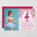 Recherche de de ballerine de photo invitations Floral