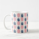 Recherche de ananas rose tasses Bleu