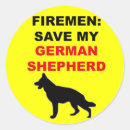 Recherche de bergers allemands autocollants Dogs
