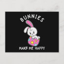 Recherche de lapins kawaii cartes postales Printemps