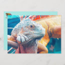 Recherche de iguane vœux cartes Coloré
