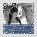 Recherche de sucrerie carrées invitations Argent