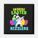 Recherche de lapin de pâques vintage magnets Aquarelle