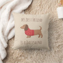 Recherche de dessin de chien coussins Dachshund