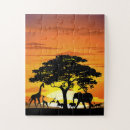 Recherche de couchers du soleil puzzles Afrique