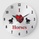 Recherche de cheval noir horloges Faune