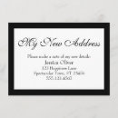 Recherche de changement invitations Noir et blanc