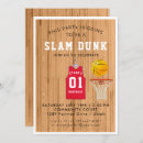 Recherche de slam dunk invitations Basket