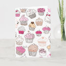 Recherche de motif de bonbons vœux cartes Cupcake