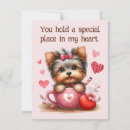 Recherche de coeur chocolat vœux cartes Dog