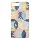 Recherche de cercles abstraits iphone coques Monogramme