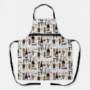 Recherche de verre de vin tabliers Motif