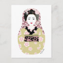 Recherche de poupée japonaise cartes postales Geisha