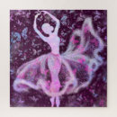 Recherche de ballet puzzles Silhouette