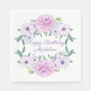 Recherche de fleur lilas serviettes Floral