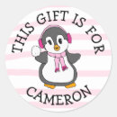 Recherche de pingouin rose autocollants Vacances