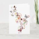 Recherche de motif papillon vœux cartes Élégant
