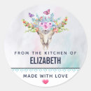 Recherche de amour papillon autocollants Pastel