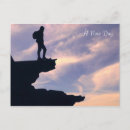 Recherche de grimpeurs cartes postales Silhouette