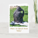 Recherche de chimpanzé drôle vœux cartes Animaux