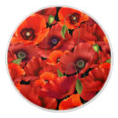 Recherche de fleur rouge boutons et poignées de porte Orange