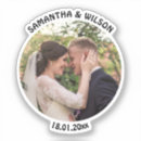 Recherche de photo mariage autocollants Jeunes mariés