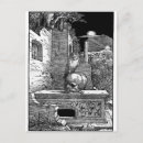 Recherche de crâne noir et blanc cartes postales Mort