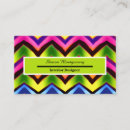 Recherche de rayures de zigzag cartes visite Moderne