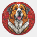 Recherche de chien de bernard autocollants Drôle