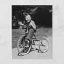 Recherche de tricycles cartes postales Vintage