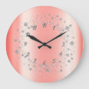 Recherche de rose lumineux horloges Girly