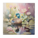 Recherche de canards carreaux Étang