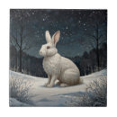 Recherche de lapin blanc carreaux Vintage