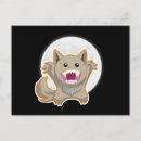 Recherche de lune loup cartes postales Mignon