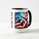 Recherche de drapeau américain mugs bouteilles Rayures
