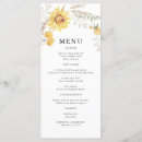 Recherche de tournesols mariage menus Botanique