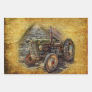 Recherche de tracteur vintage papier cadeau Pour tous