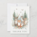 Recherche de woodland remerciements cartes Animaux forestiers