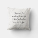 Recherche de proverbes 31 coussins Chrétien