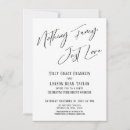 Recherche de fantaisie 11x16 invitations Noir et blanc