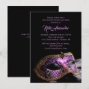 Recherche de mardi gras 16ans anniversaire invitations Noir