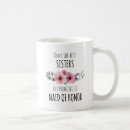 Recherche de maid of honor classiques tasses Soeur