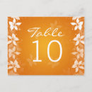 Recherche de fleur exotique cartes postales Orange
